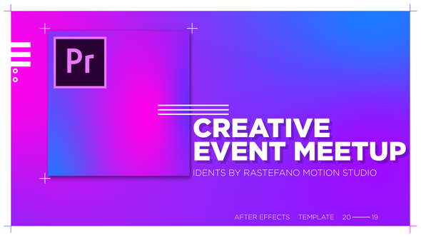 Creative Event Meetup Ident MOGRT