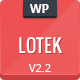 Lotek — Modern App Landing Page WordPress Theme - ThemeForest Item for Sale