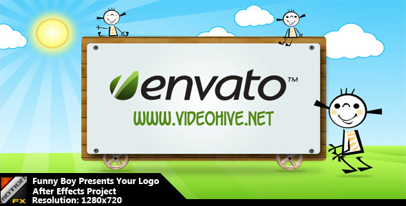 Funny Boy Presents Your Logo alt