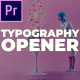 Stomp Typography Opener - VideoHive Item for Sale