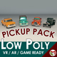 Low Poly Pickup Pack - 3DOcean Item for Sale