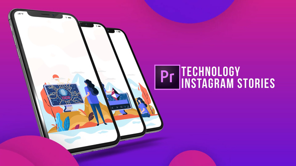 Instagram Stories - Technology (MOGRT)