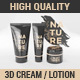 Cosmetic beauty cream / lotion product containers 3pack - 3DOcean Item for Sale