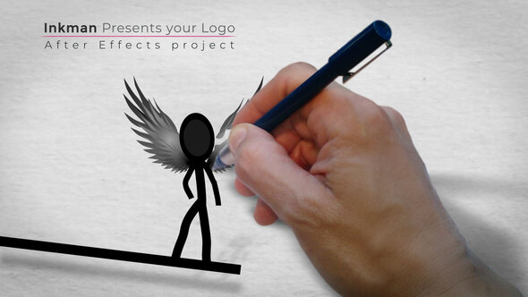 Inkman presents your logo (AE project) alt