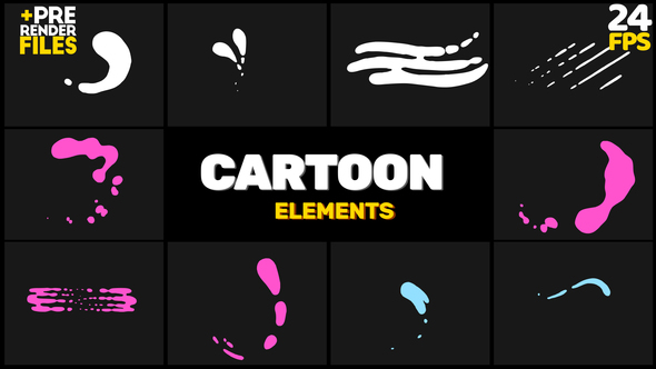 Cartoon Elements // Motion Graphics alt