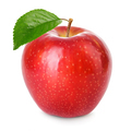 Fresh red apple isolated on white. With clipping path. - PhotoDune Item for Sale