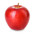 Fresh red apple isolated on white. With clipping path. - PhotoDune Item for Sale