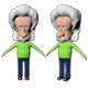 Albert Einstein Cartoon Caricature - 3DOcean Item for Sale