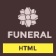 Funeral Caring Home Service Website Template - ThemeForest Item for Sale