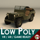 Low Poly Military Jeep 01 - 3DOcean Item for Sale