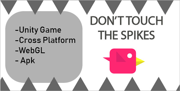 Don't Touch the Spikes Unity game (android& ios) WegGL