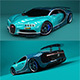 car Bugatti Chiron - 3DOcean Item for Sale