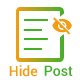 WordPress Post Hide - CodeCanyon Item for Sale