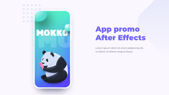 Mokko - App Promo Mock-up Mobile Presentation