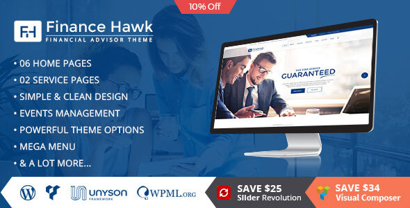 Finance Hawk - Consulting Business WordPress Theme