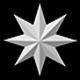 STAR eight pointed star - 3DOcean Item for Sale