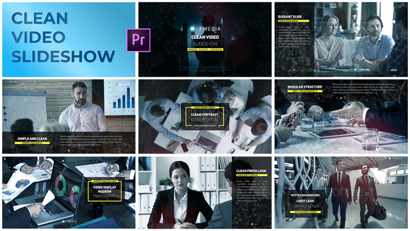 Clean Video Slideshow – Premiere Pro