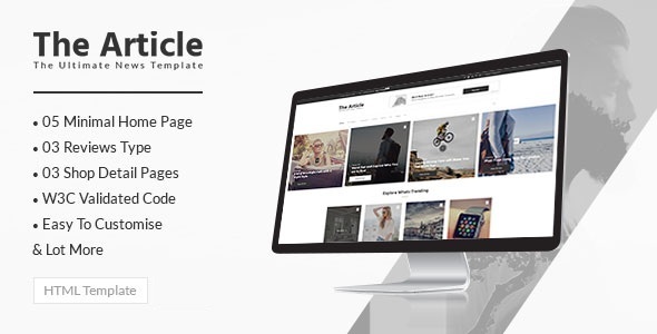 The Article - Blog and News HTML Template