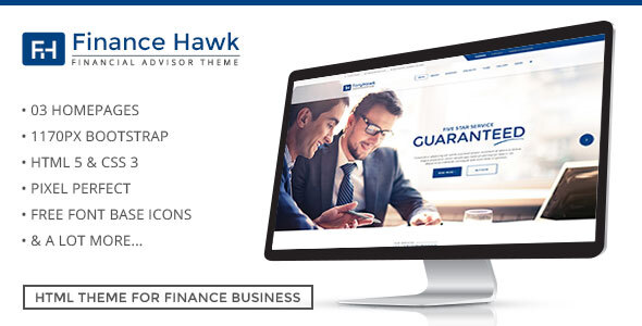 Finance Hawk - Szablon doradztwa biznesowego