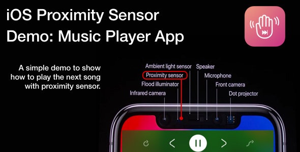 iOS Proximity Sensor - Player App Demo