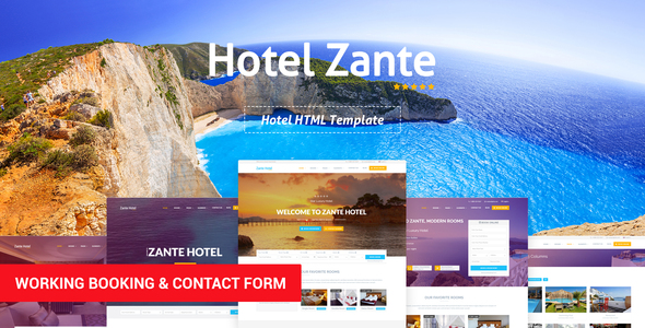 Zante - szablon hotelu