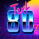 80's Retro Text Effects - GraphicRiver Item for Sale