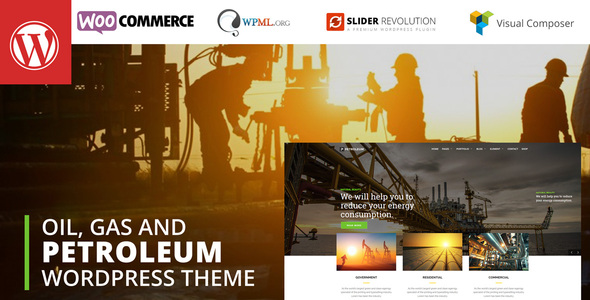 Petroleum - Oil and Gas Industrial WordPress theme