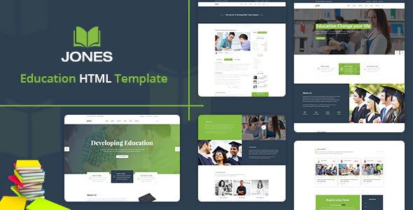 Jones - Academic Website Template HTML