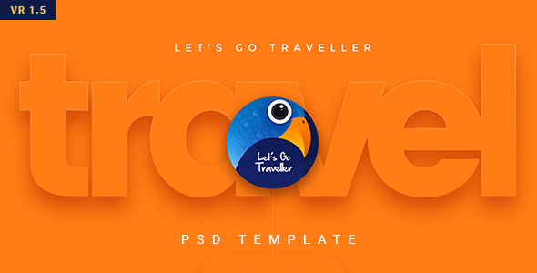 Let’s GO Traveller 2 | A Multipurpose PSD Template
