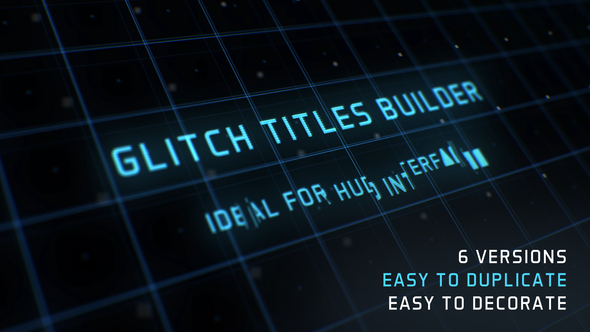 Glitch Titles Builder alt