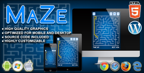 Maze - gra logiczna HTML5