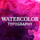 Watercolor Inks Typography - VideoHive Item for Sale