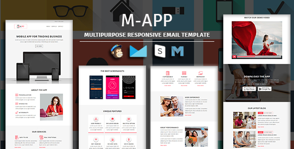 M-App - Responsive Email Template