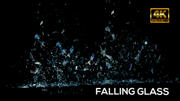 Falling Glass 4K