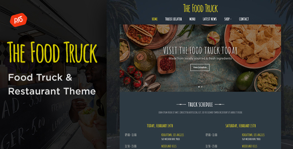 The Food Truck – WordPress Theme