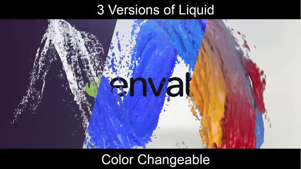 Spiral Liquid Logo Reveal