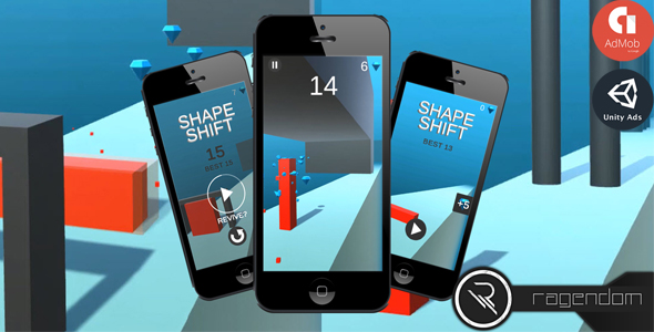 Shape Shift - Complete Unity Game + Admob