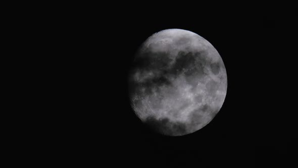 Moon With Clouds