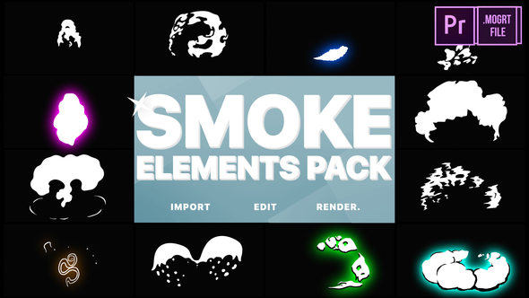 2DFX Smoke Elements | Premiere Pro MOGRT