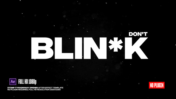 Stomp Typography Opener alt