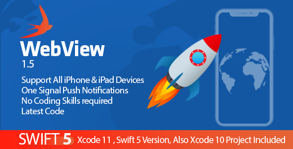 WebView Swift App - powiadomienia push, Swift
