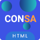 Consa - Professional Business Consulting HTML Template - ThemeForest Item for Sale