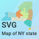 Map of New York State - CodeCanyon Item for Sale