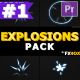 Hand Drawn Explosion Elements And Transitions | Premiere Pro MOGRT - VideoHive Item for Sale