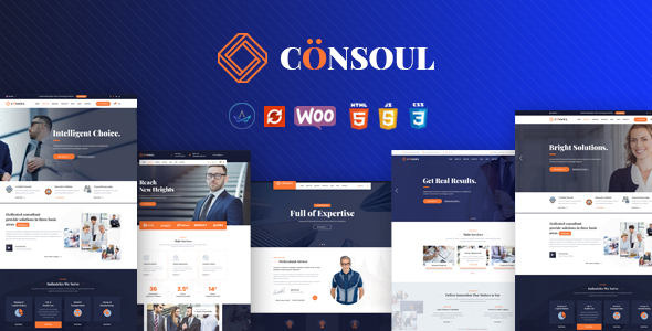 Consoul - Consulting Business WordPress Theme