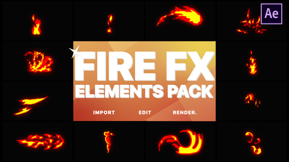 Flash FX Fire Elements | After Effects