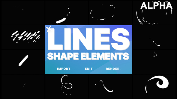 Flash FX Shape Lines | Motion Graphics Pack