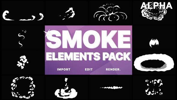 Flash FX Smoke Elements | Motion Graphics Pack