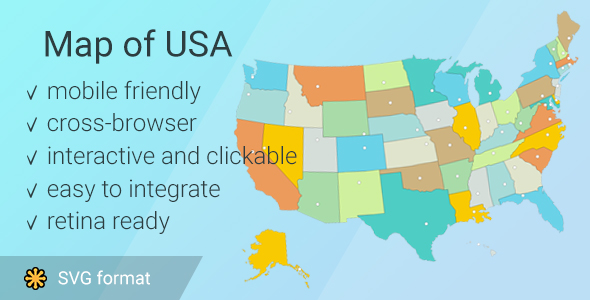 Map of USA