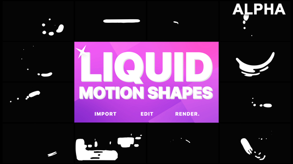 Liquid Motion Shapes | Motion Graphics Pack alt